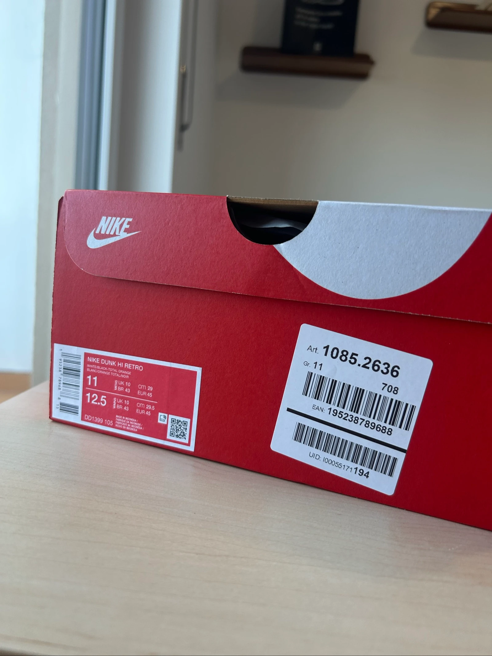 Nike Dunk High – Taille 45 | Neuves avec étiquette et boîte | Originales – photo 6
